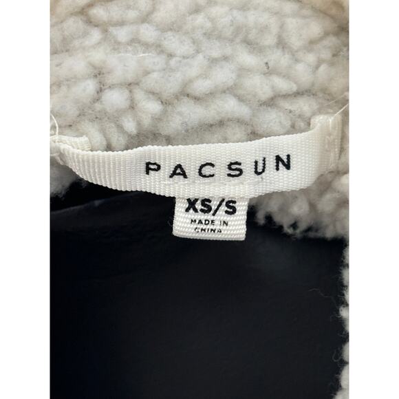 Pacsun Jacket Sherpa Lined Trucker Style Brown Corduroy Size XS - Picture 2 of 4